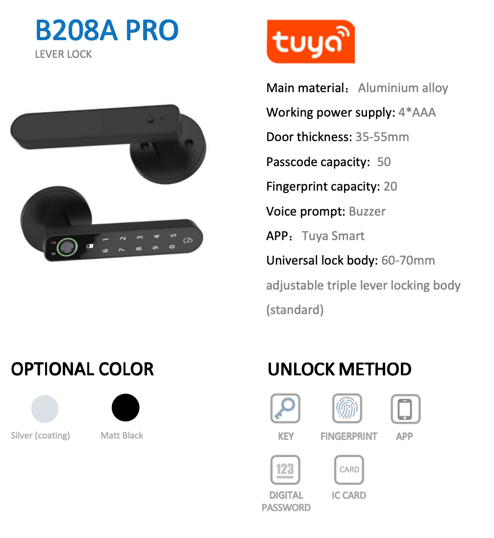 L-B208A Pro Lever Lock