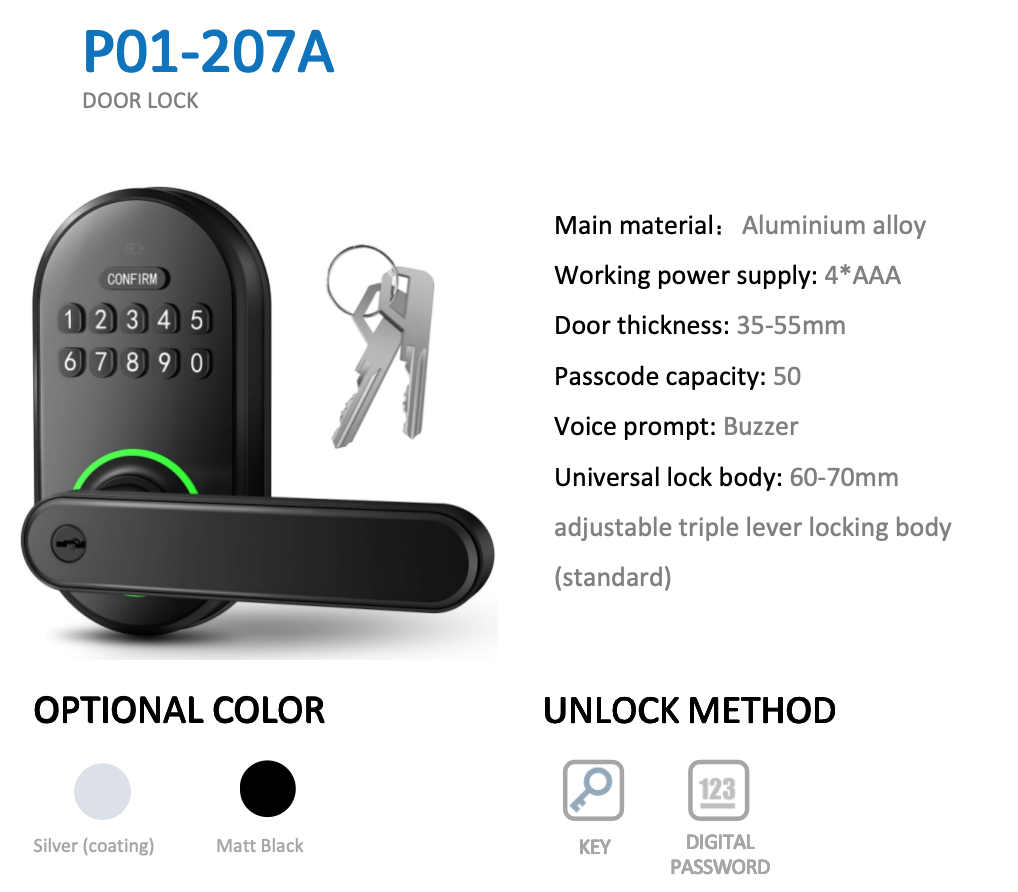 P01-207A Door Lock
