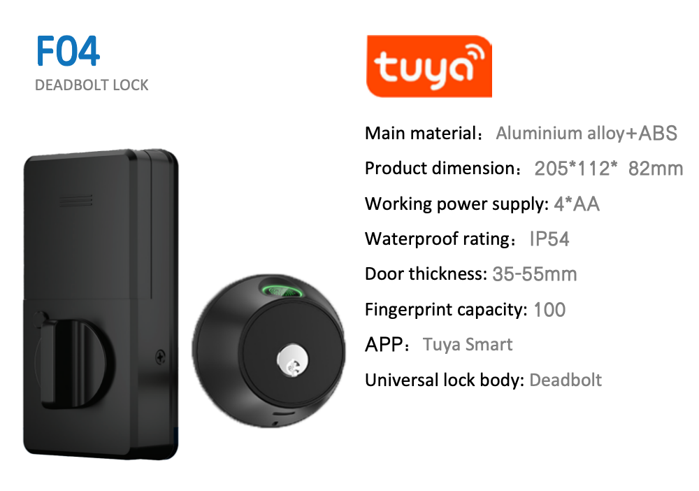 F04 Smart Deadbolt Lock