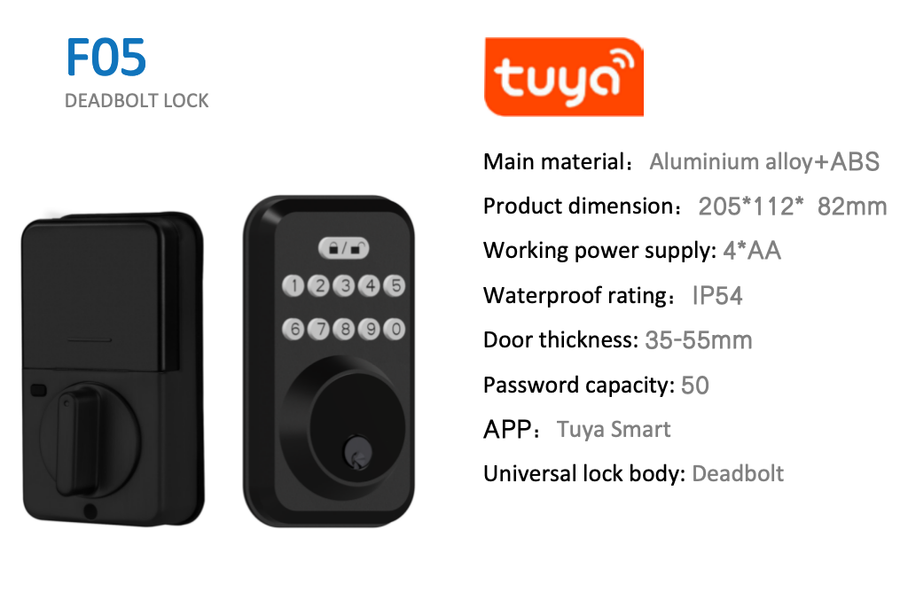 F05 Smart Deadbolt Lock