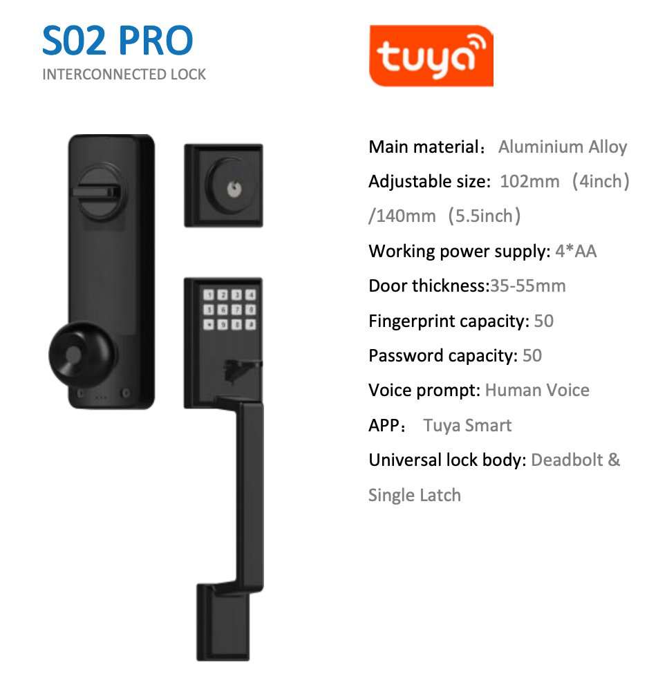 S02 Pro Interconnected Lock